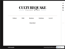 Tablet Screenshot of culturequake.com